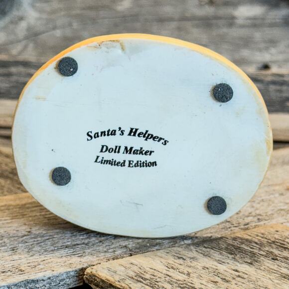 Santa’s Helper Doll Maker Limited Edition Figurine-Christmas Decor-Holiday-4”H - Picture 8 of 9